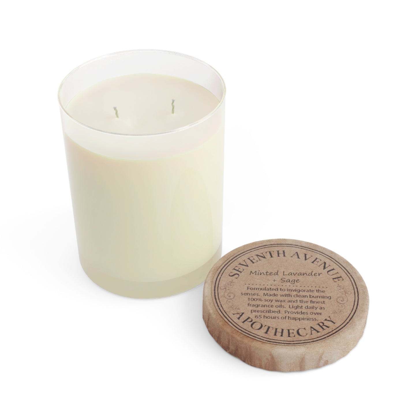 Scented Candle - Full Glass, 11oz